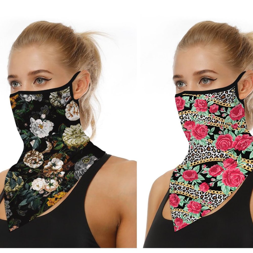 2 Pack Face Covering  Neck Gaiter Face Mask